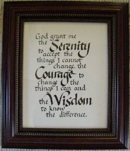 Serenity Courage & Wisdom