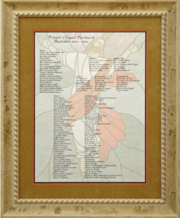 Prayer Chapel Donor Plaque